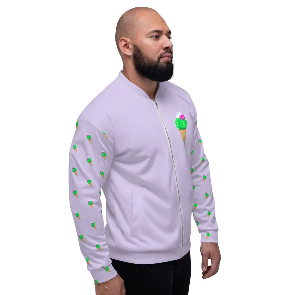 Cactus Cone Bomber Jacket - Lavender product image (7)