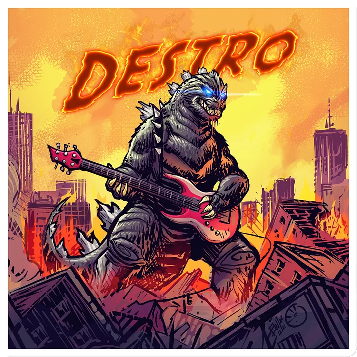 Magnet - Rock Zilla product image (1)