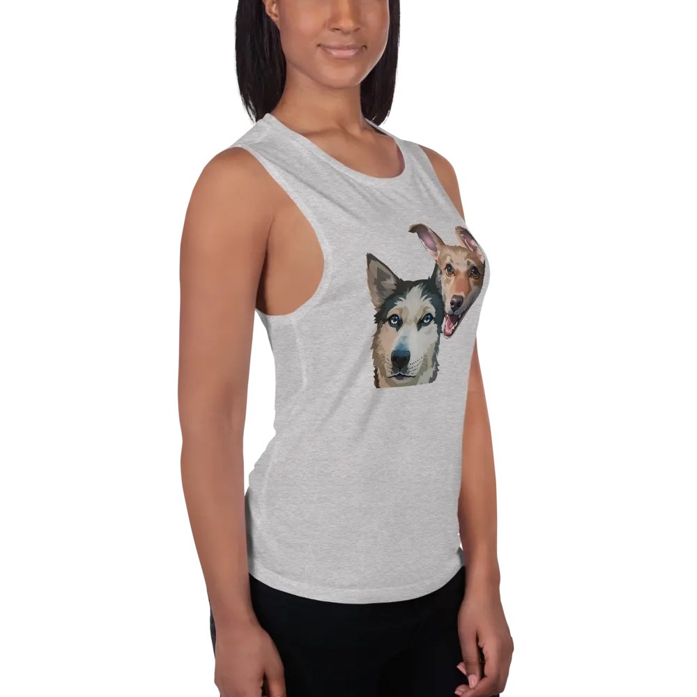 Luna and Mango Women's Muscle Tank product image (3)