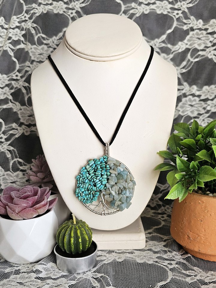Turquoise/Amazonite Tree of Life product image (1)