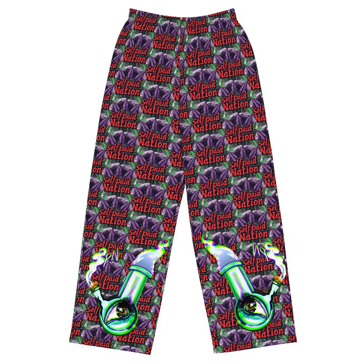 Cozy 420 Streetwear Essential: Unisex Wide-Leg Pants product image (1)