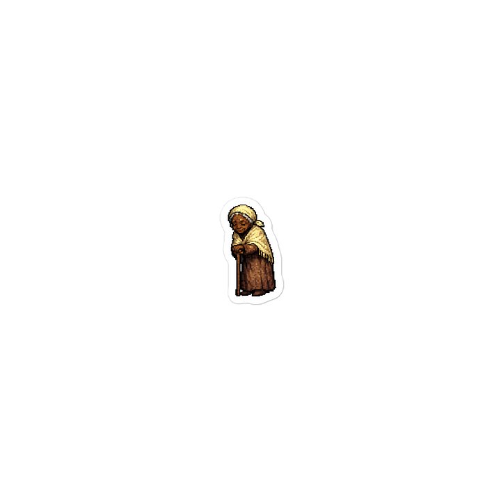 Mother Abigail (The Stand) Retro Pixel Art Laptop Sticker product image (1)