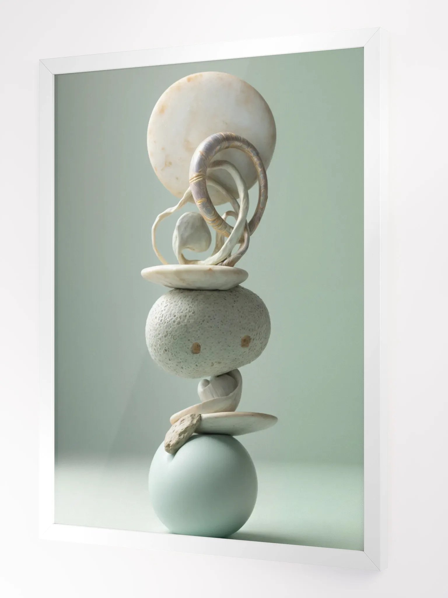 Abstract Elements Framed Matte Poster product image (3)