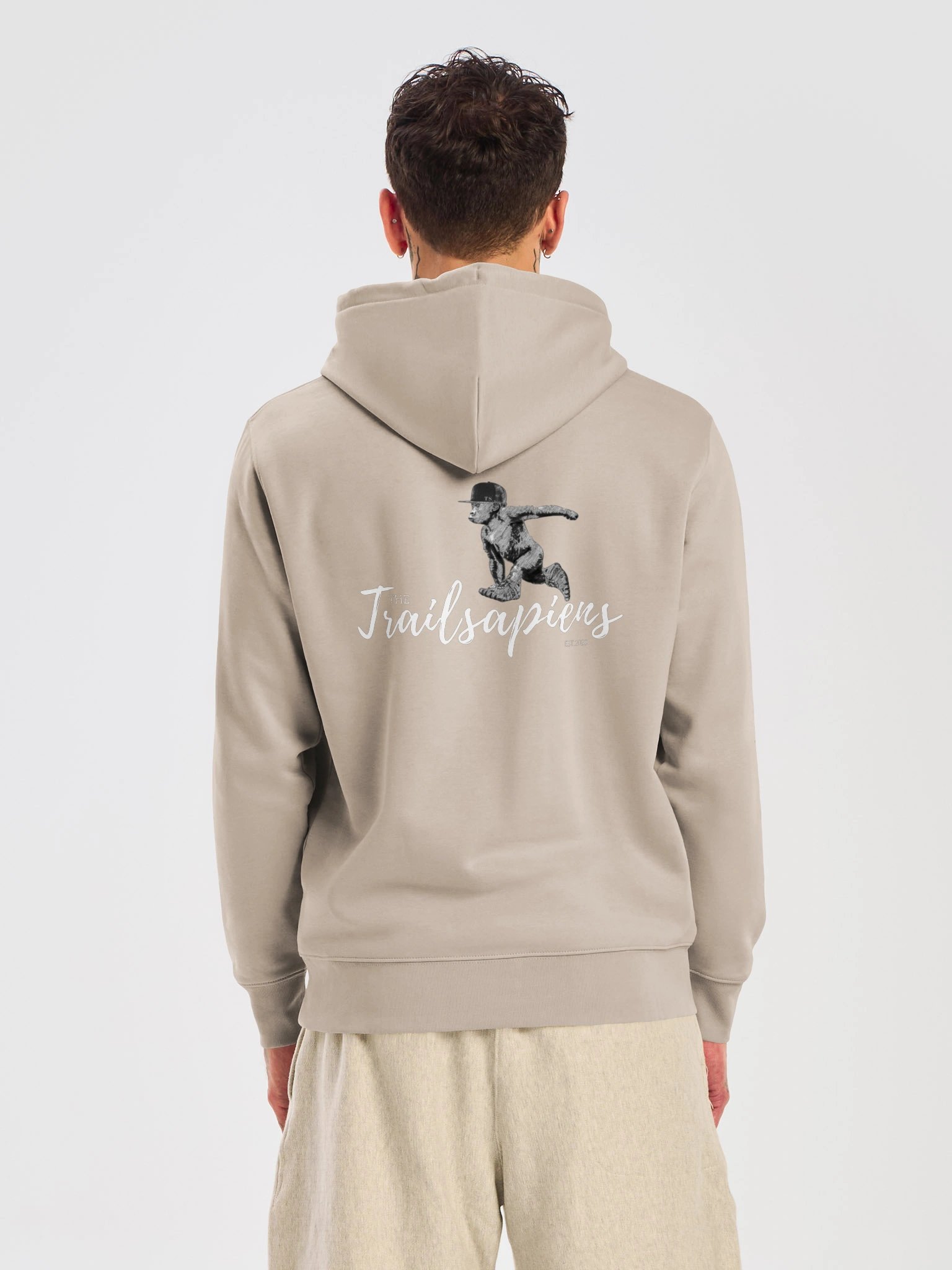 ECO-Friendly & Organic Premium Quality - Unisex Relaxed Hoodie with Trailsapiens Logo. product image (1)