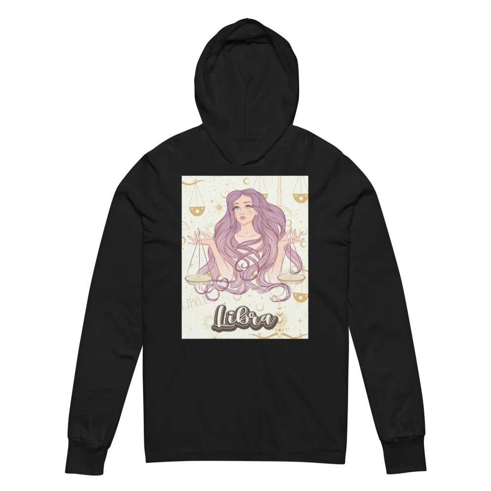 Libra Uni-Sex Hooded Tee product image (3)