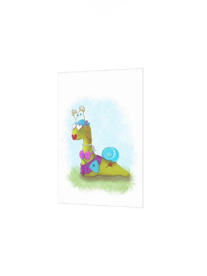Glam Snail Diva Poster - Snailberta product image (2)