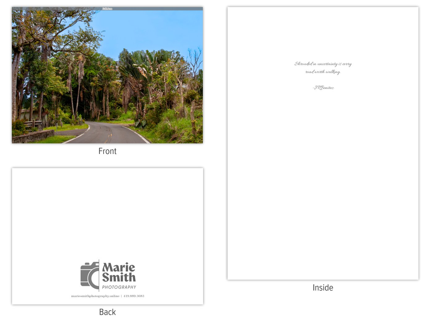 Road to Hana Greeting Card - Set of 5 product image (1)