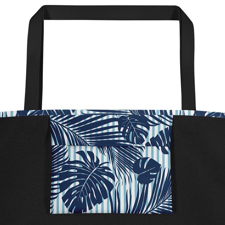 Palm Tree Leaf Large Tote Bag: Function Meets Fashion product image (2)