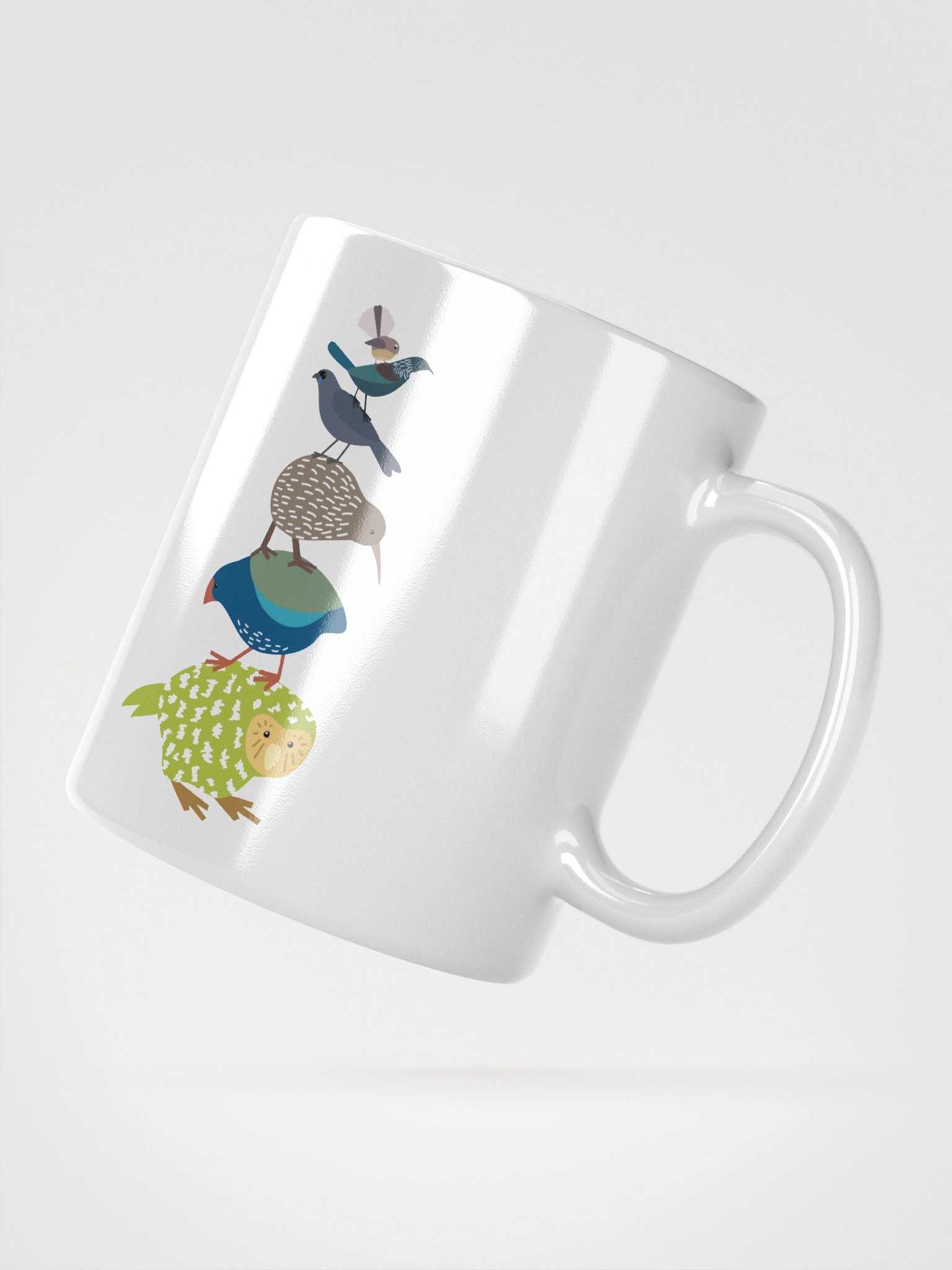 Stacked New Zealand Birds Mug product image (3)