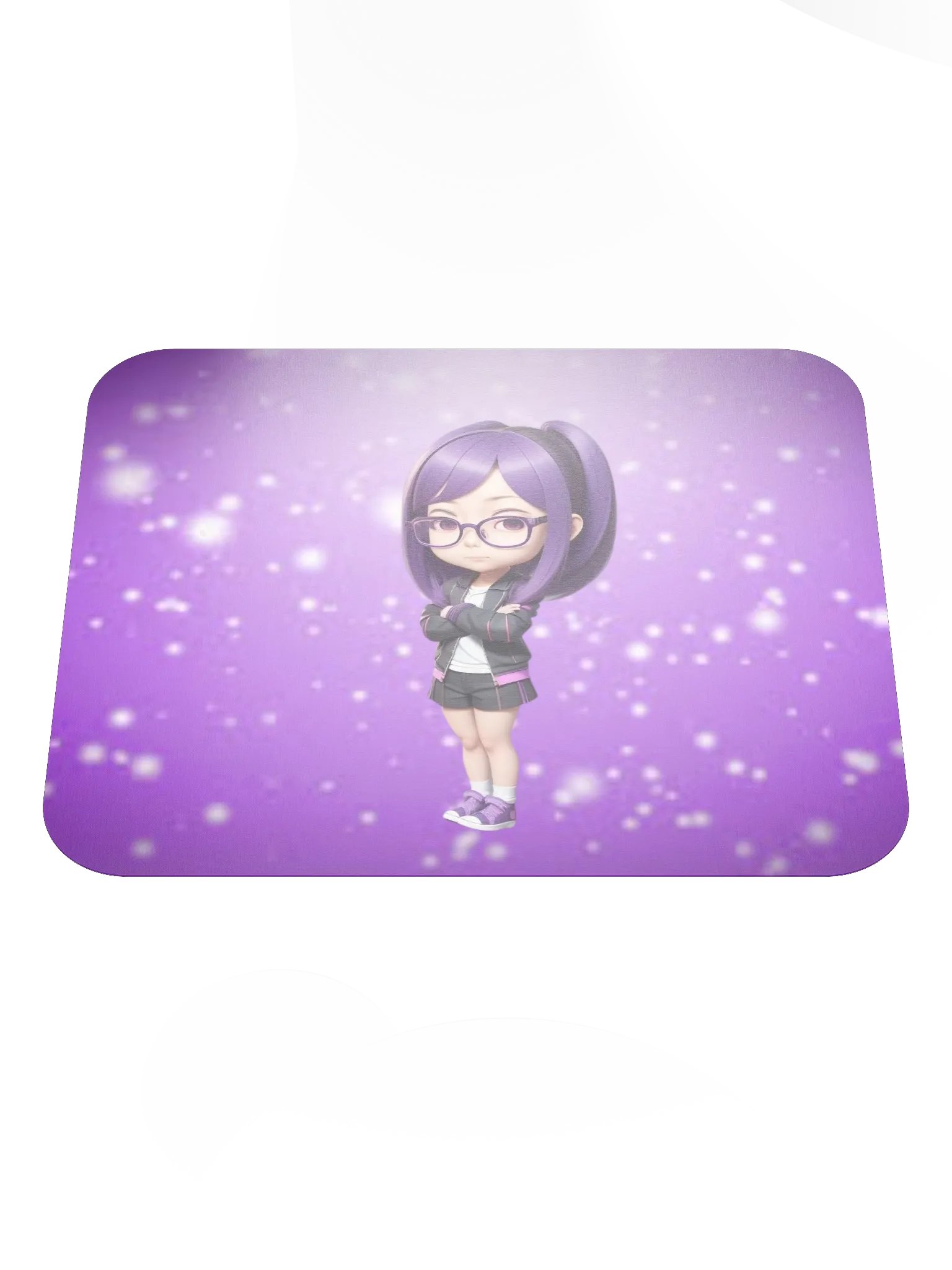 (Purple CHIBI) K Classic Mouse Pad product image (1)