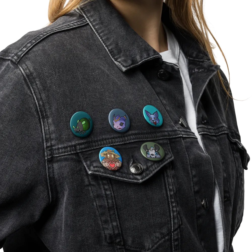 Palia Emotes Set - Pin Buttons product image (8)