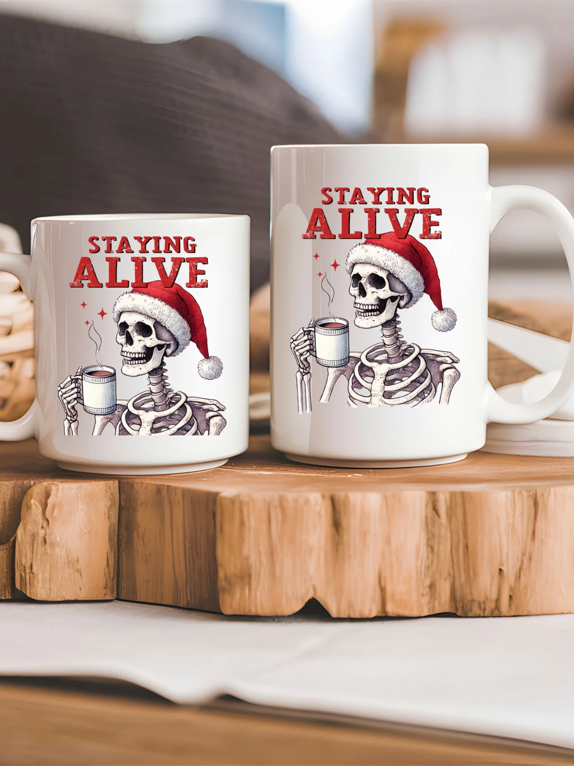 Skeleton Christmas Coffee Mug – 