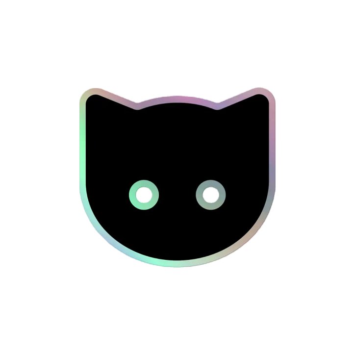 Land of Kittens Holographic Sticker product image (2)