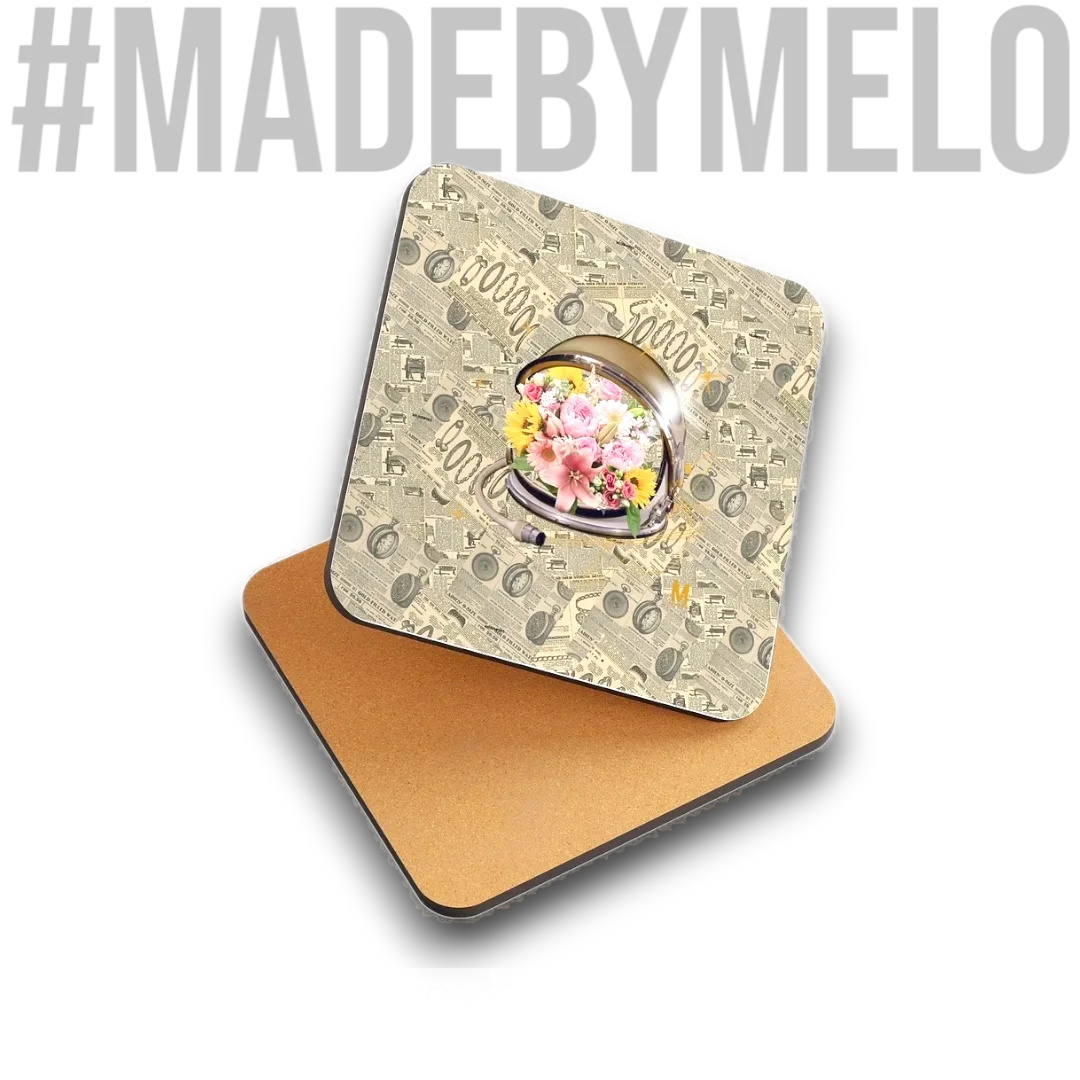 Vintage Floral Flyer - Coaster | #MadeByMELO product image (1)