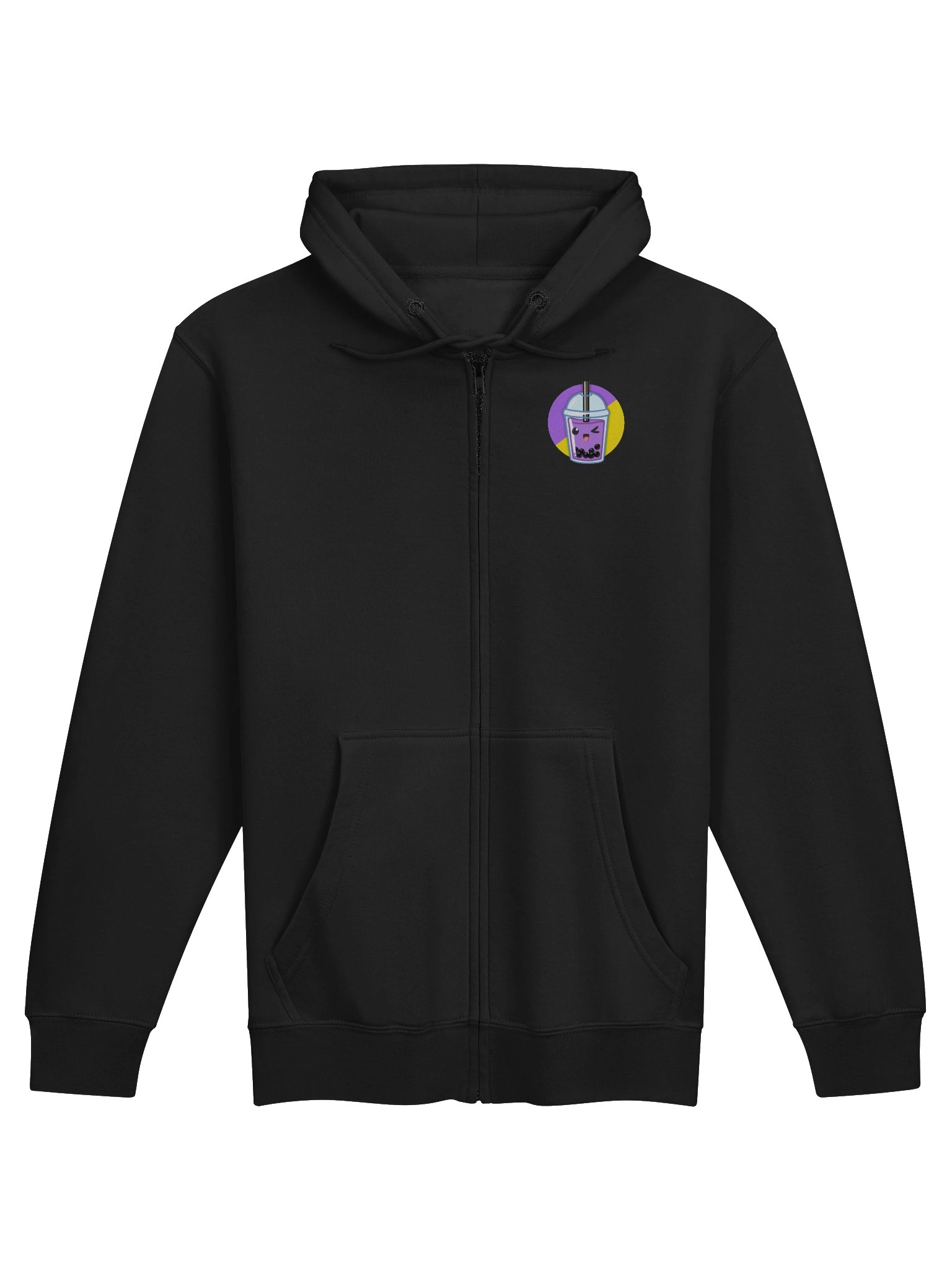 Charm Unisex Premium Cotton Full Zip Hoodie product image (1)