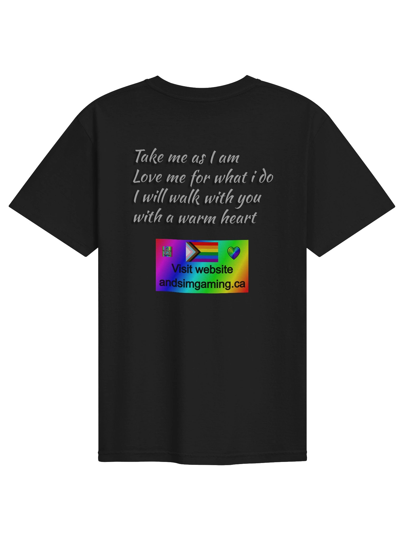 V Andsim gaming tshirt product image (2)