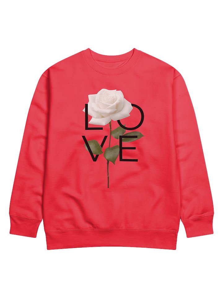 LOVE Rose Sweatshirt – Timeless Comfort Meets Elegant Design product image (1)