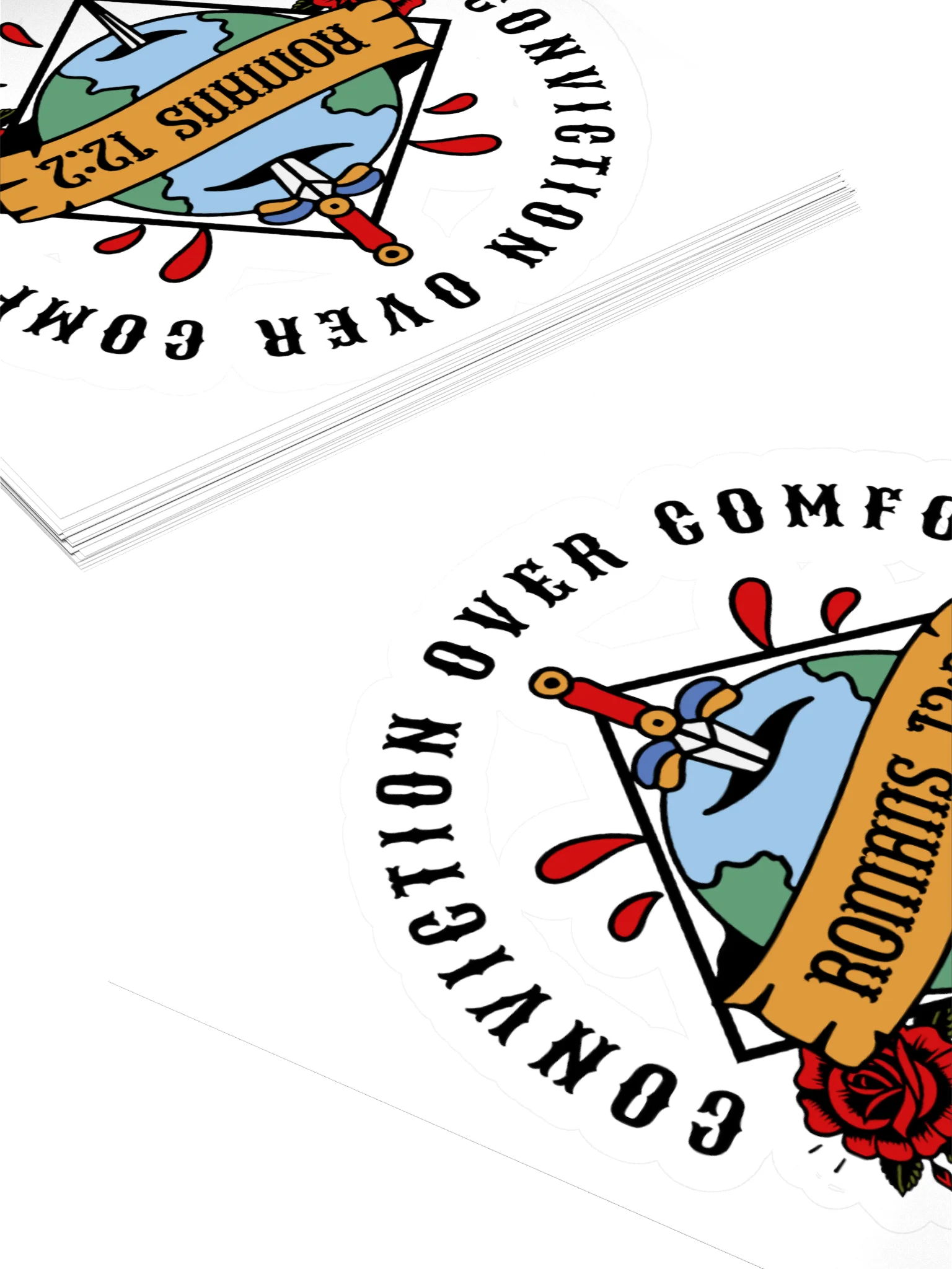 Conviction Over Comfort Sticker product image (11)