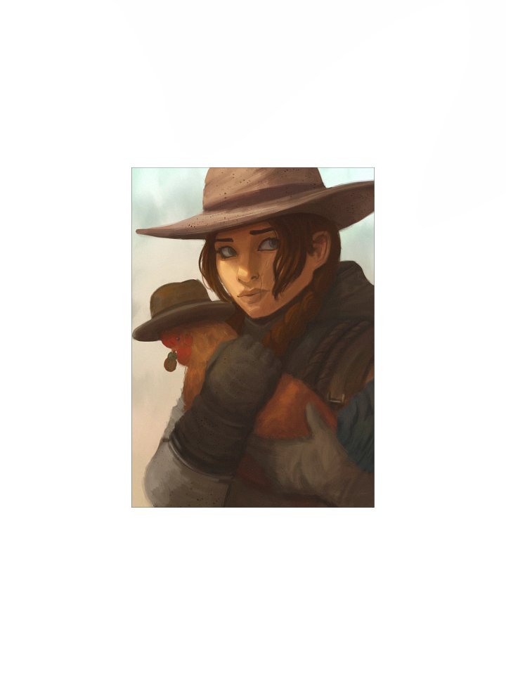 Arc Raiders Scrappy Girl Matte art print product image (2)