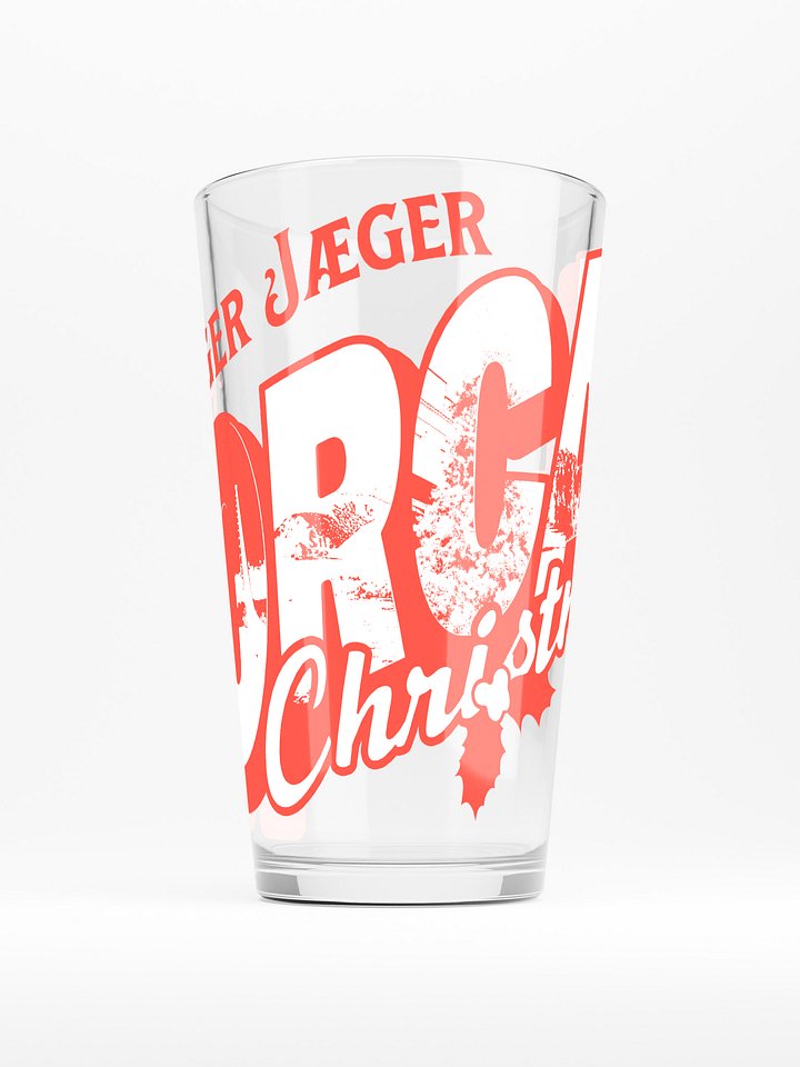 NorCal Christmas Pint Glass - Red product image (1)
