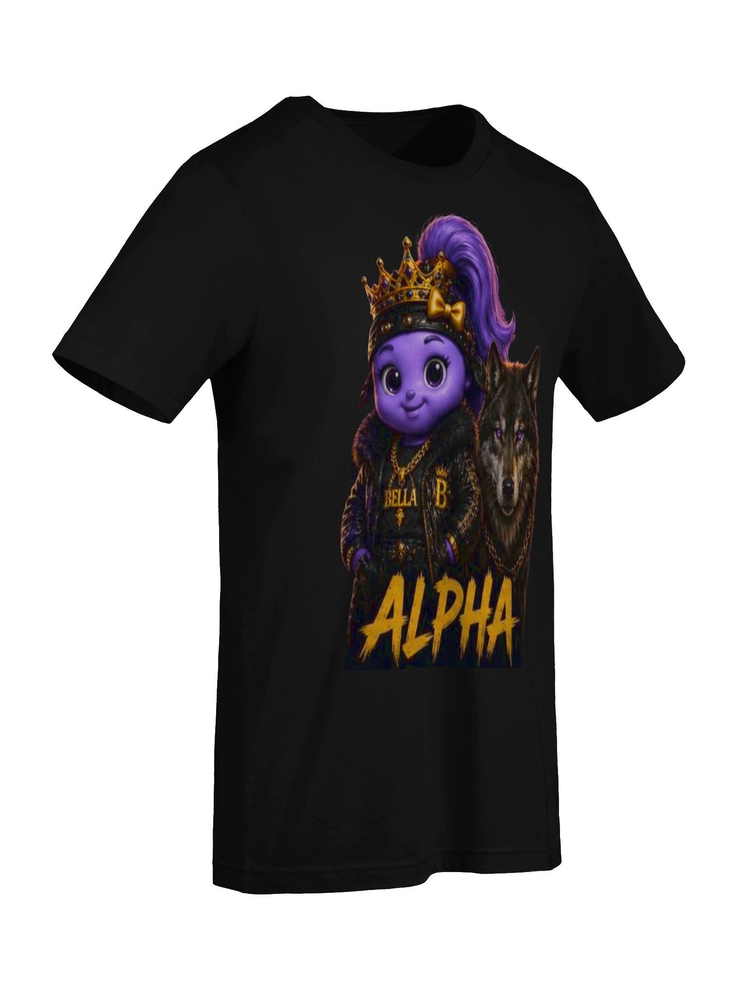 Bella Alpha — Streetwear Wolf Graphic T-Shirt product image (7)
