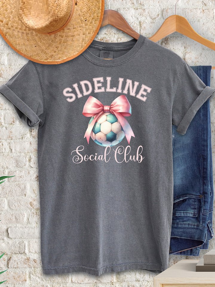Soccer Sideline Social Club T-Shirt (Homemade) product image (1)
