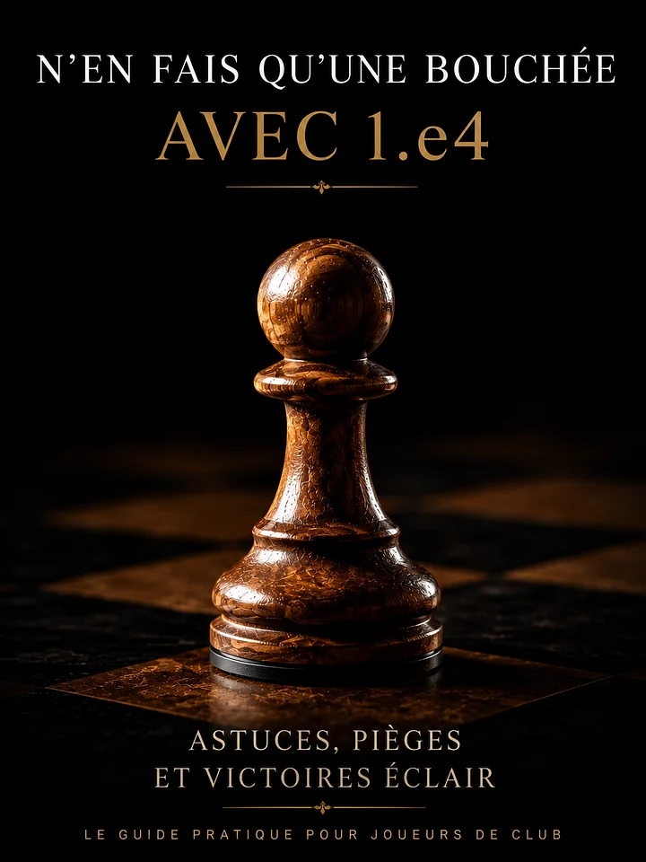 N'en fais qu'une bouchée avec 1.e4 : Astuces, pièges et victoires éclair pour les joueurs de club product image (1)