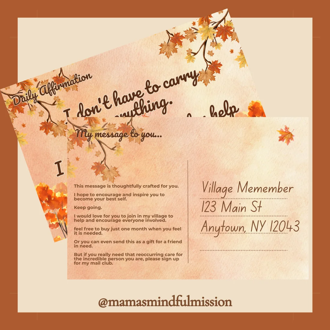 September 2026 My Message to YOU Post Card product image (1)