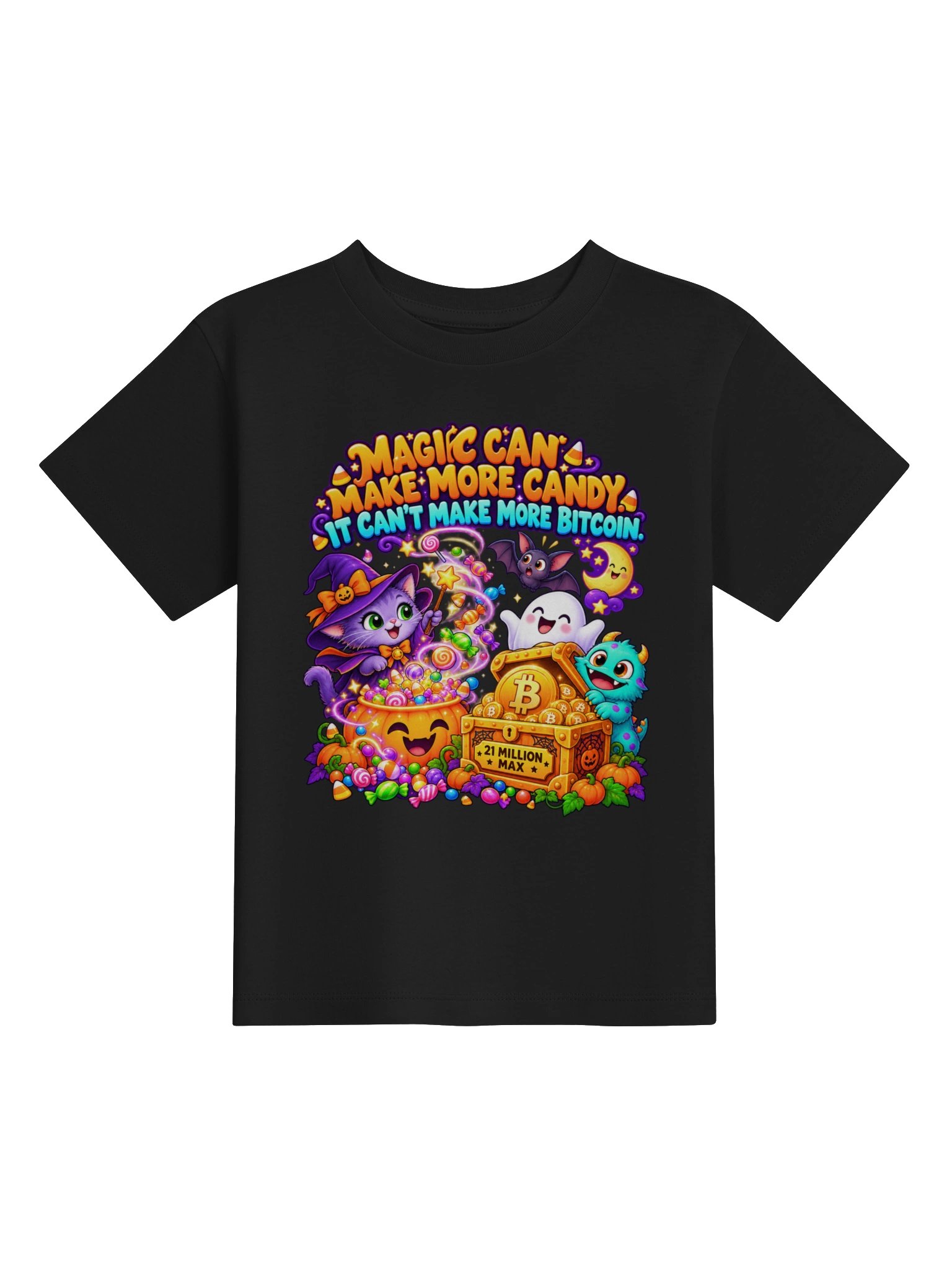 Magic & 21 Million Max — Toddler Halloween Tee product image (1)