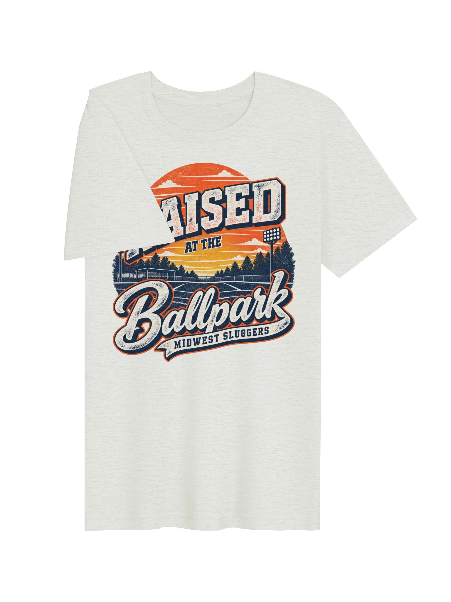 Raised At The Ballpark Unisex Supersoft Tee product image (32)