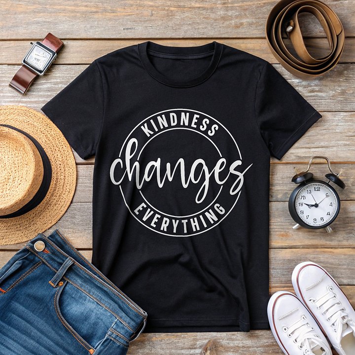 Kindness Change Everything - Women's Black T-Shirt product image (1)