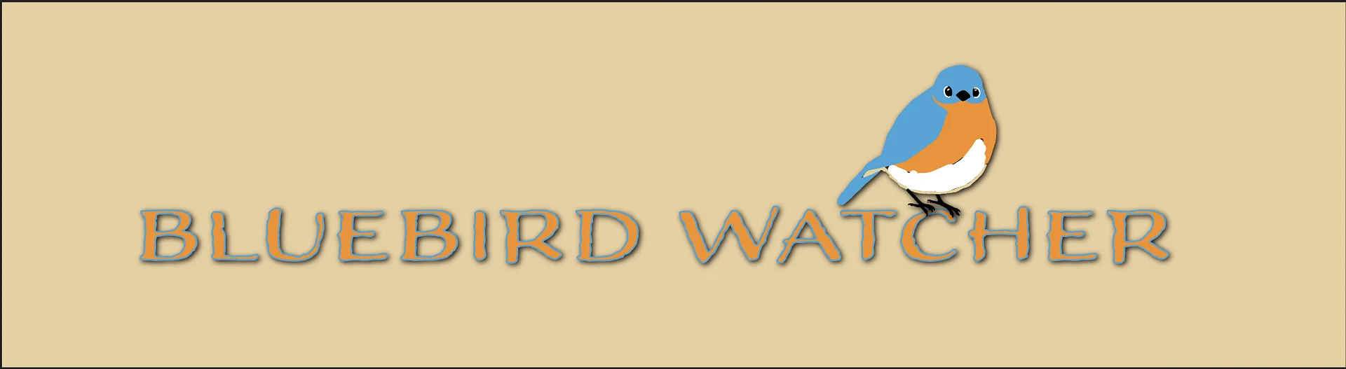 "Bluebird Watcher" Organic Cotton Tote in Tan product image (3)