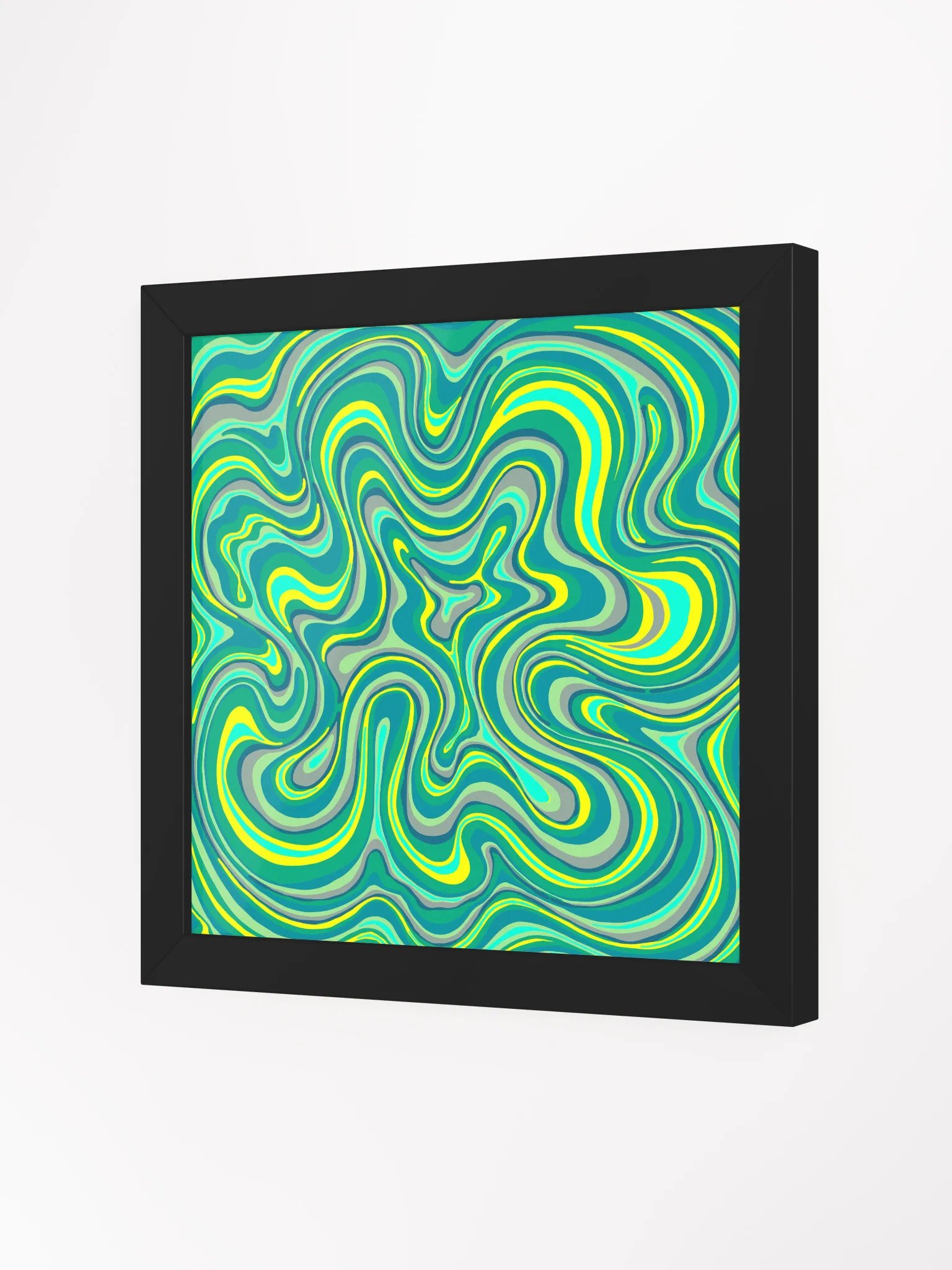 Ethereal Swirls Framed Poster - Stone No. 7 product image (20)