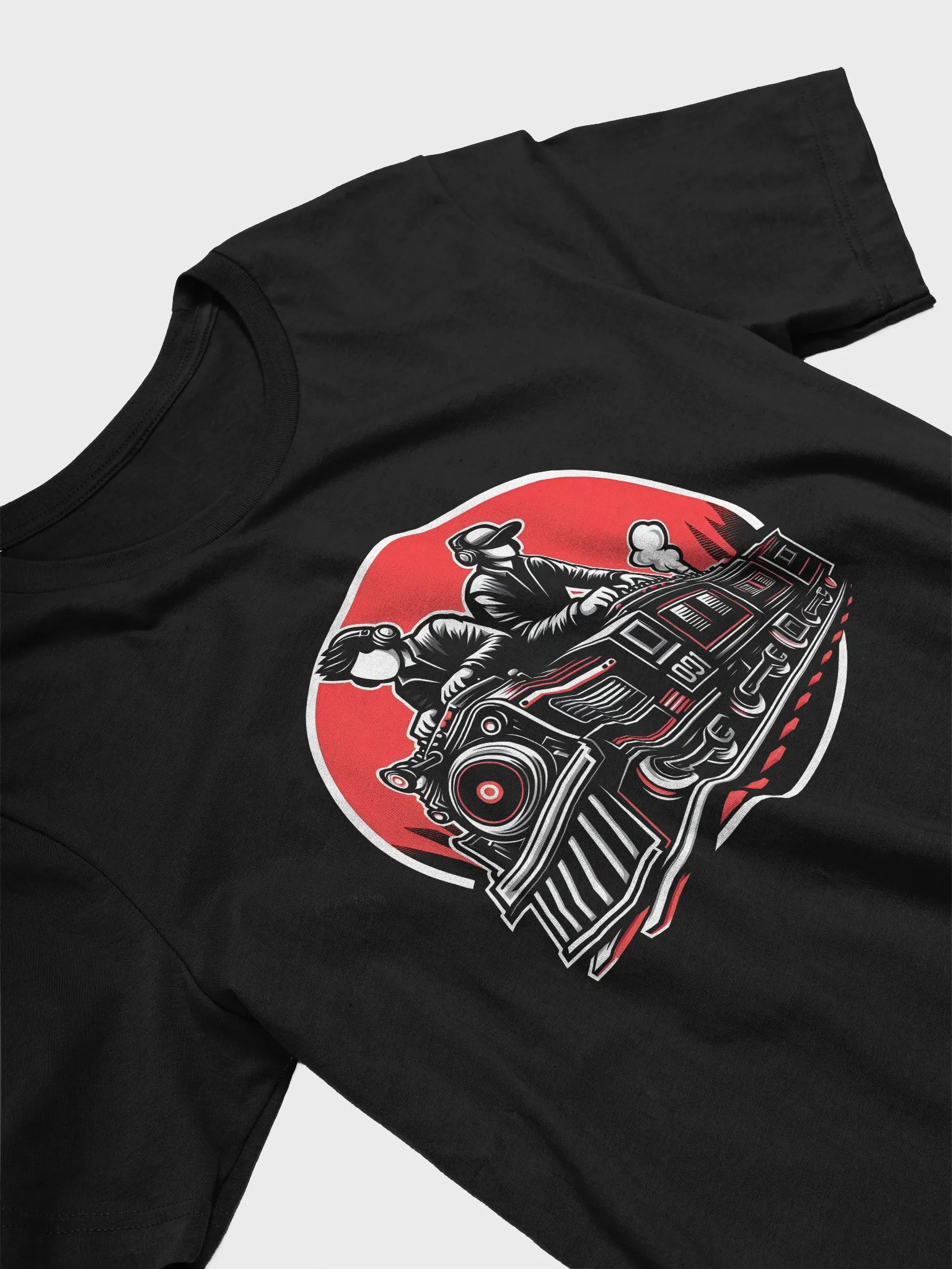 Mixy Mondays Raid Train Logo Tee - Black product image (3)