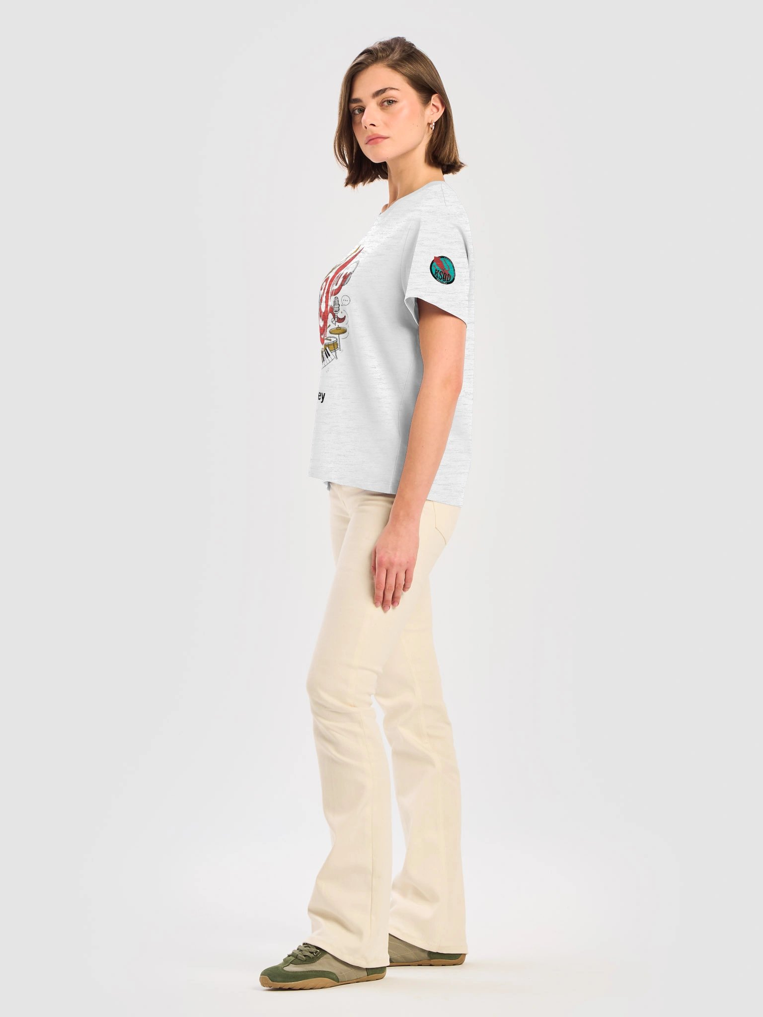KSQD “Sounds of Monterey” Organic Ribbed Neck T-Shirt product image (3)