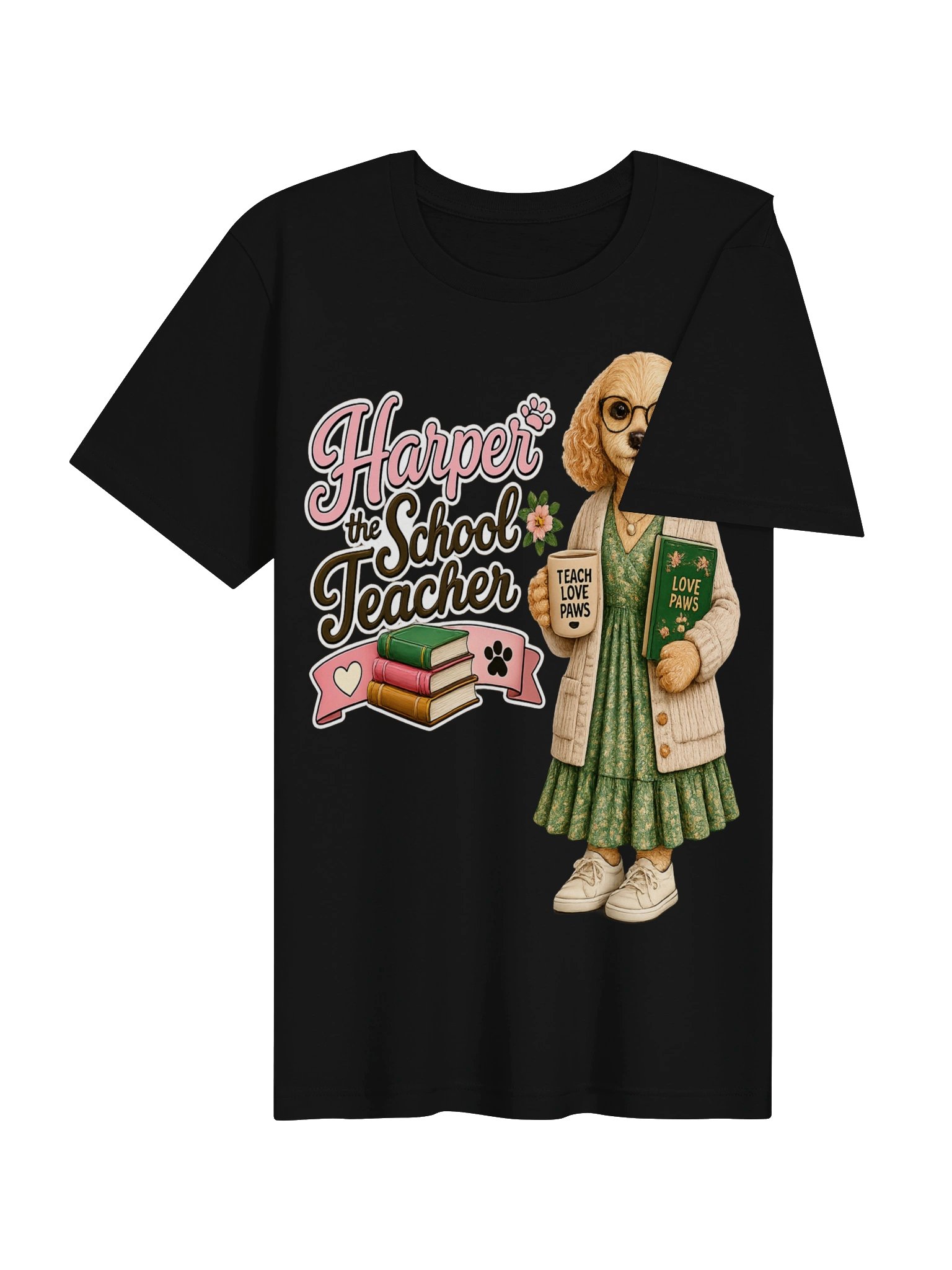 Harper the School Teacher Dog Adult Shirt product image (40)