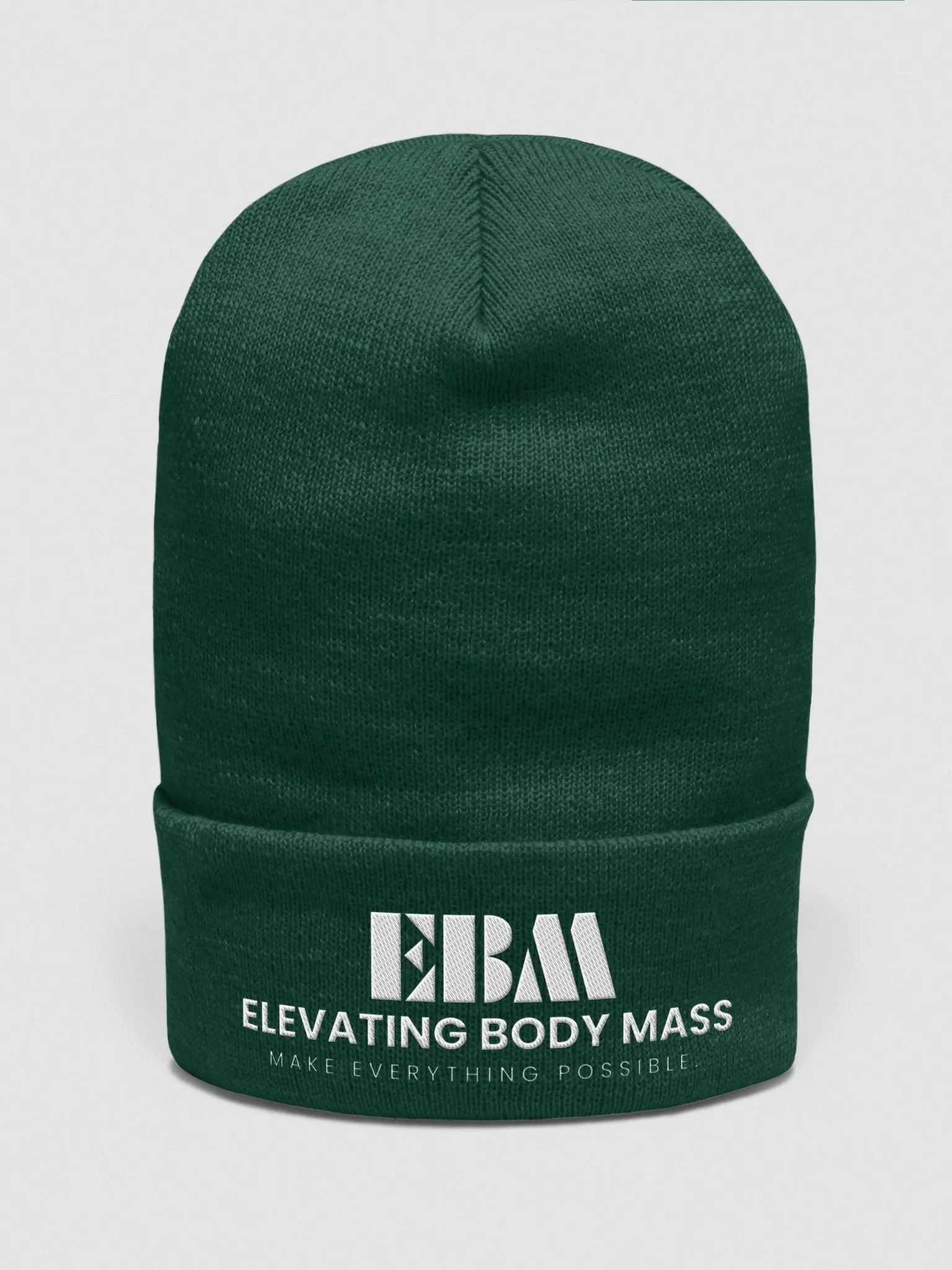 EBM Beanie (White Logo) product image (1)