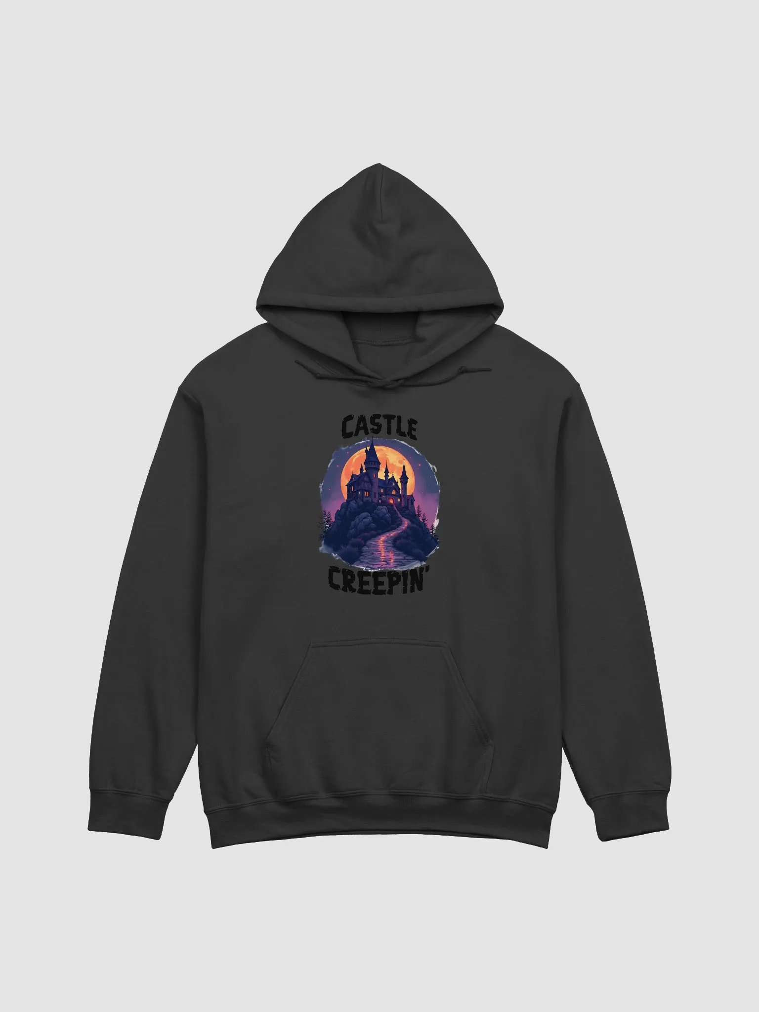 Castle Creepin' Halloween Gildan Classic Hoodie product image (1)