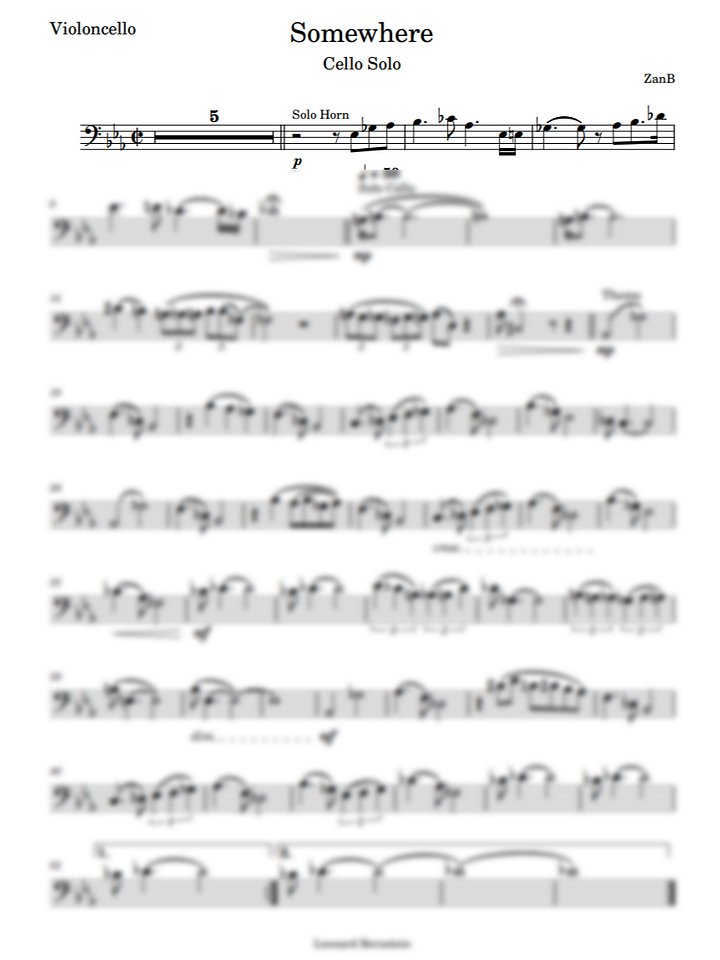 Barbra Streisand - Somewhere (Cello Solo) product image (1)