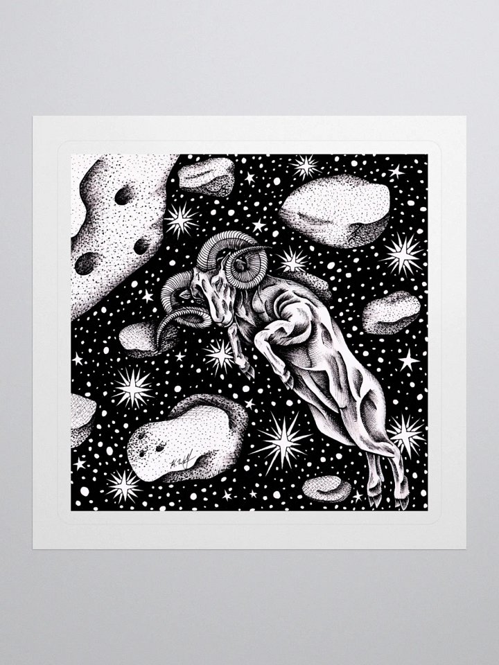 Aries Zodiac Kiss Cut Stickers product image (1)