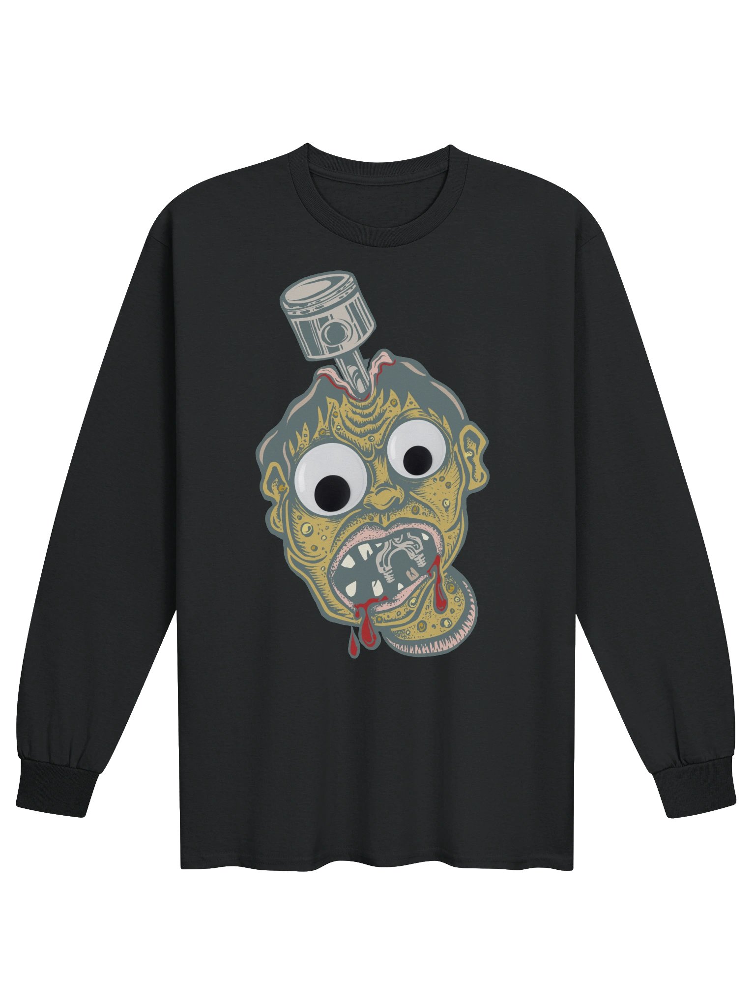 Piston Broke - Black Long Sleeve T-Shirt product image (1)