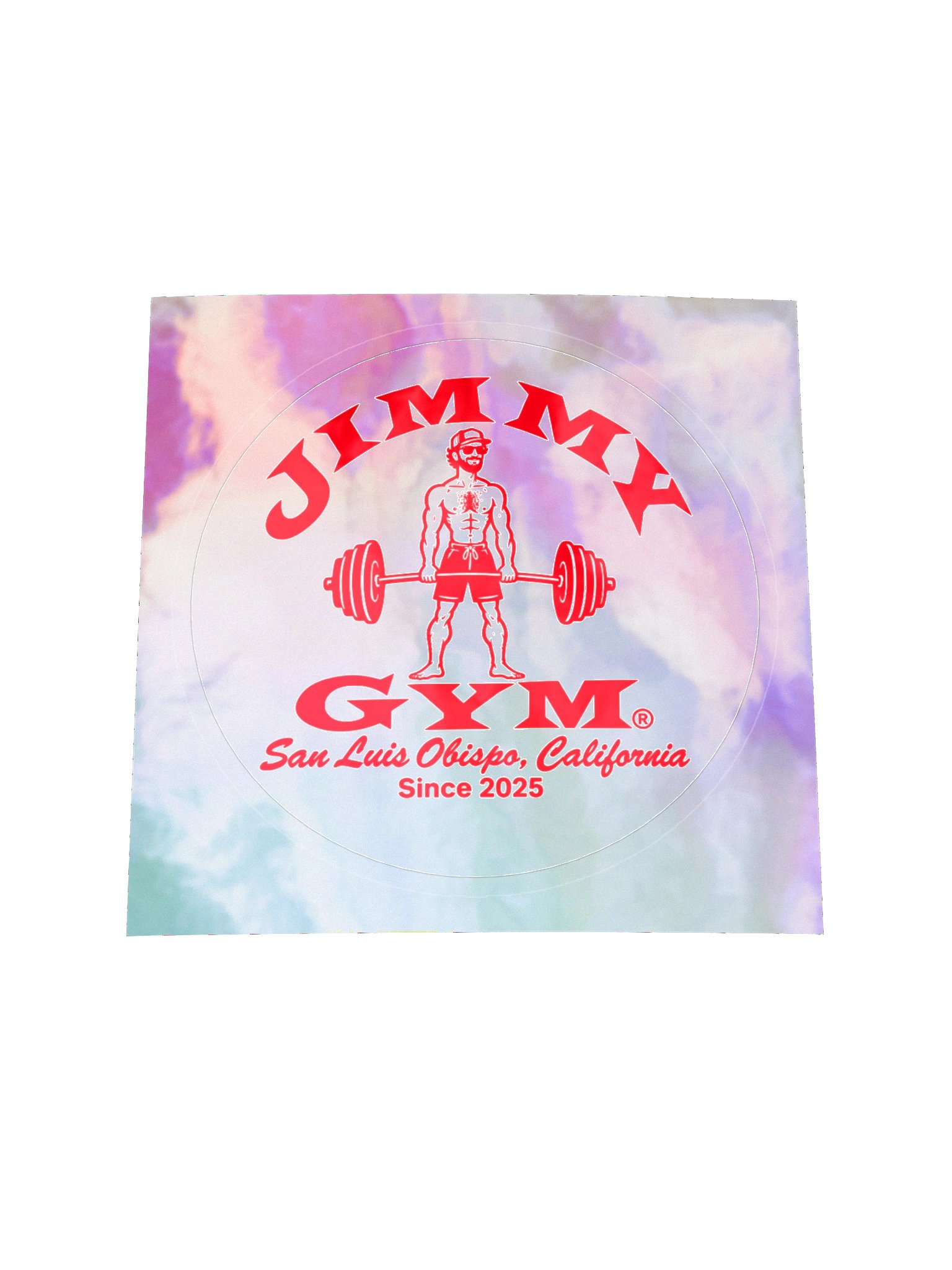The Holographic Jimmy Gym Sticker product image (1)