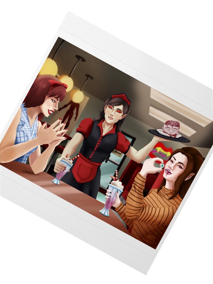 Fresh Flesh Cafe Sticker product image (4)