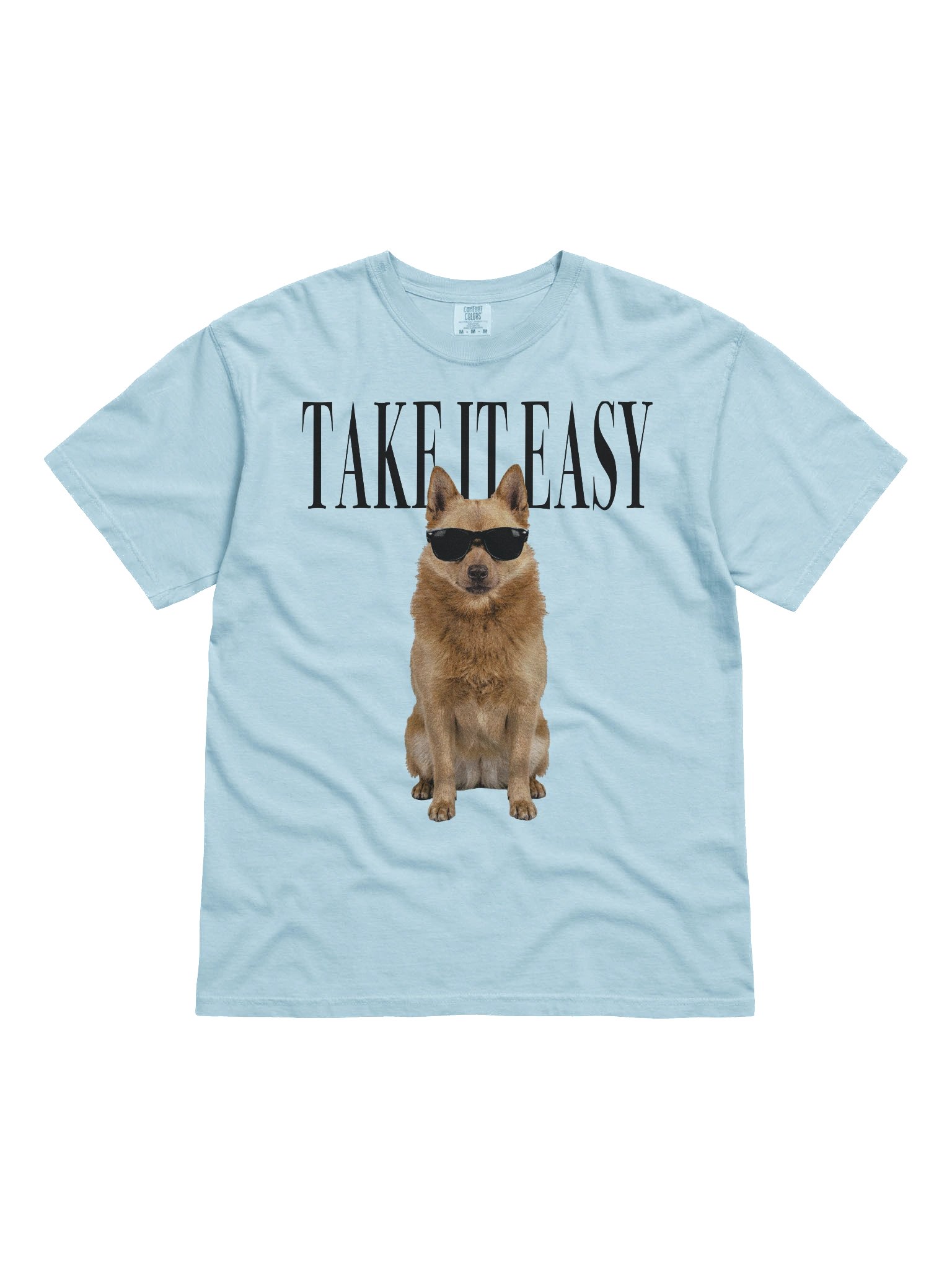 Take It Easy '90s Pop Vintage-Style T-Shirt for Schipperke(Apricot/Fawn) Owners product image (4)