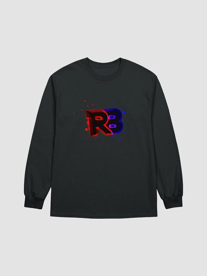 Red & Blue Splatter Long Sleeve Tee product image (1)