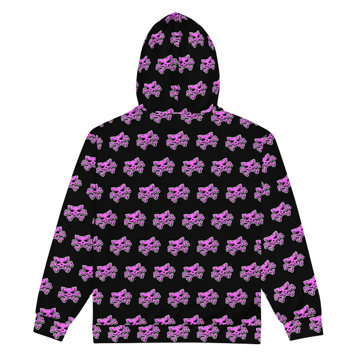 Pink Kat Skull Zip Hoodie product image (2)