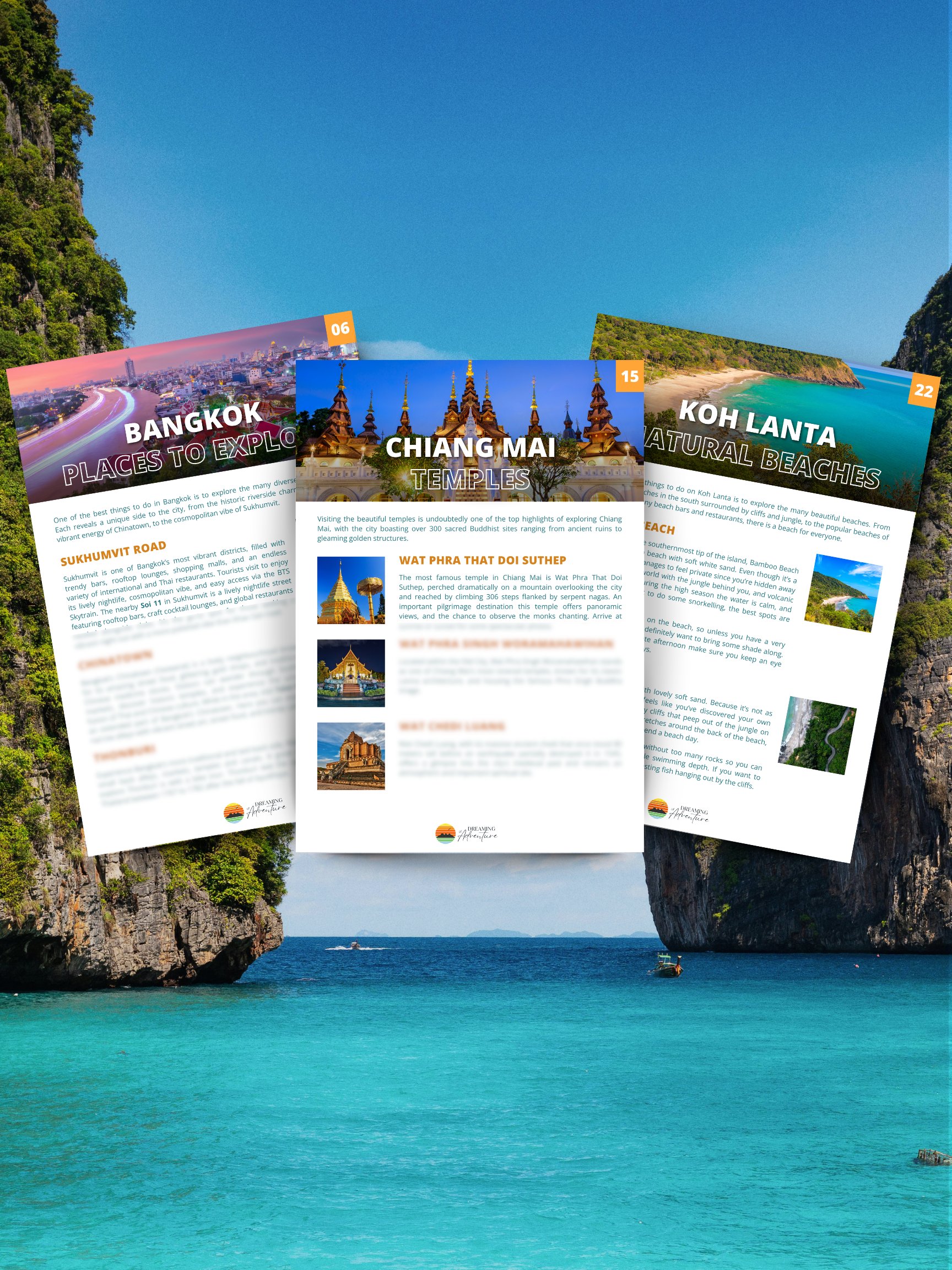 THAILAND Map & Guide for Easy Trip Planning (100+ Map Pins) product image (3)