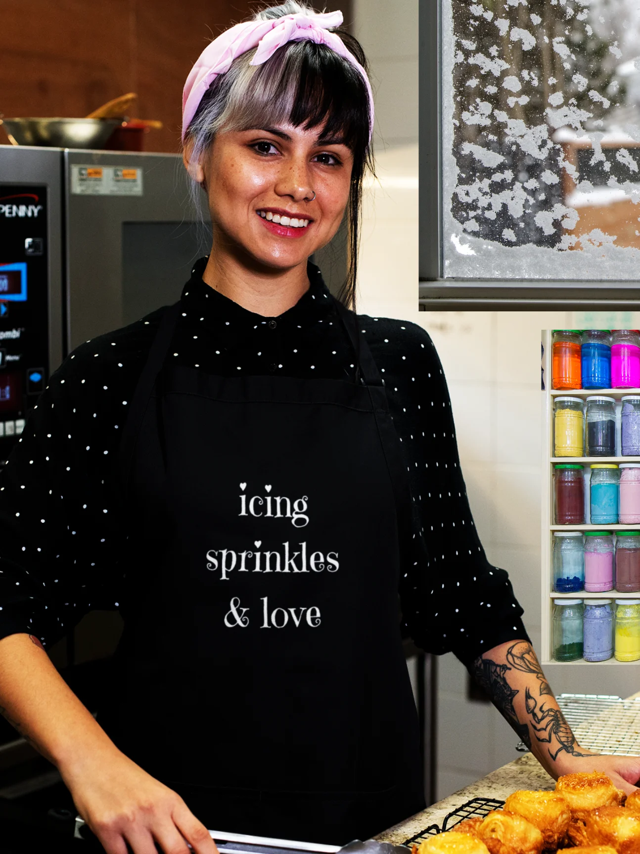 Icing Sprinkles & Love Organic Cotton Apron product image (1)
