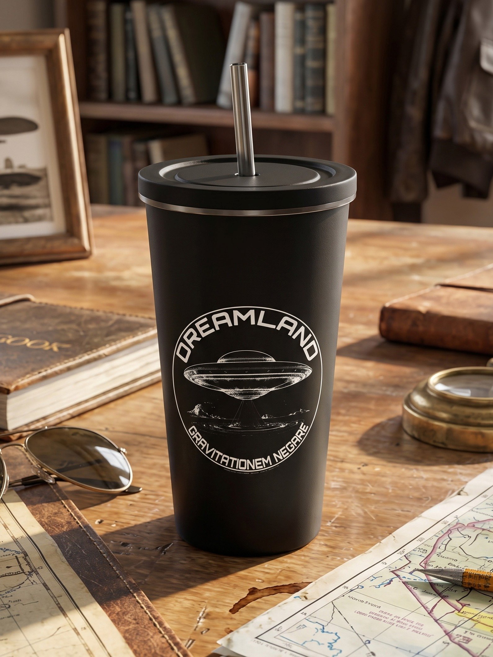 Project Dreamland Insulated Tumbler – Anti-Gravity Ops Edition product image (1)