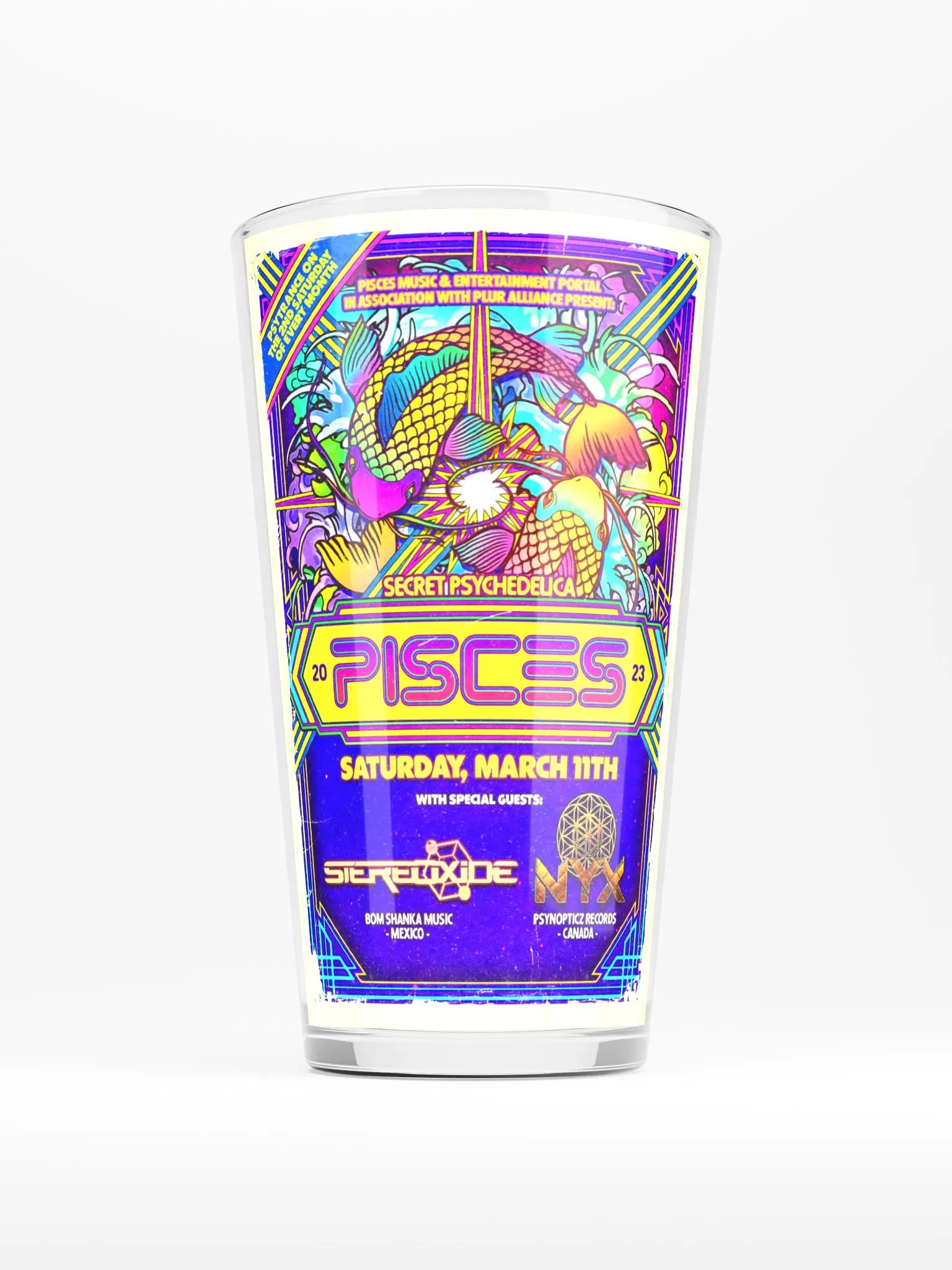 Pisces 2023 Shaker Pint Glass product image (1)